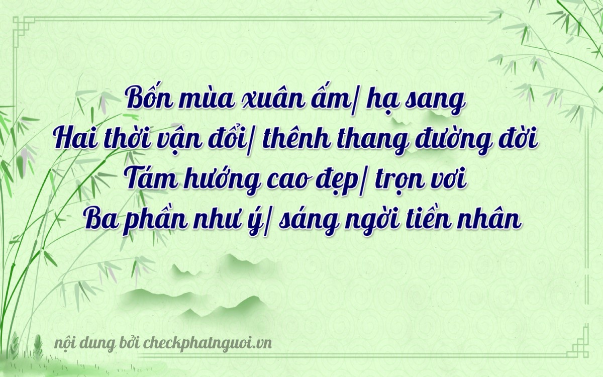 Bài thơ ý nghĩa cho <b>biển số 30F-42883</b> tại website checkphatnguoi.vn