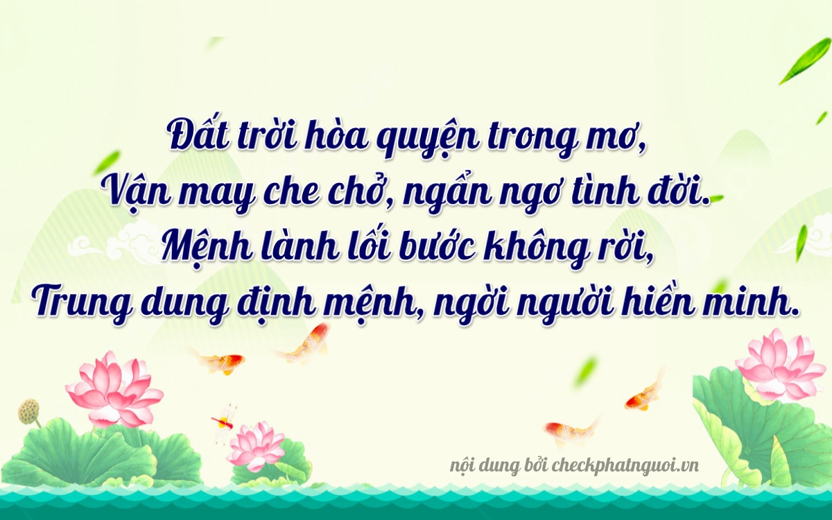 Bài thơ ý nghĩa cho <b>biển số 30F-59904</b> tại website checkphatnguoi.vn
