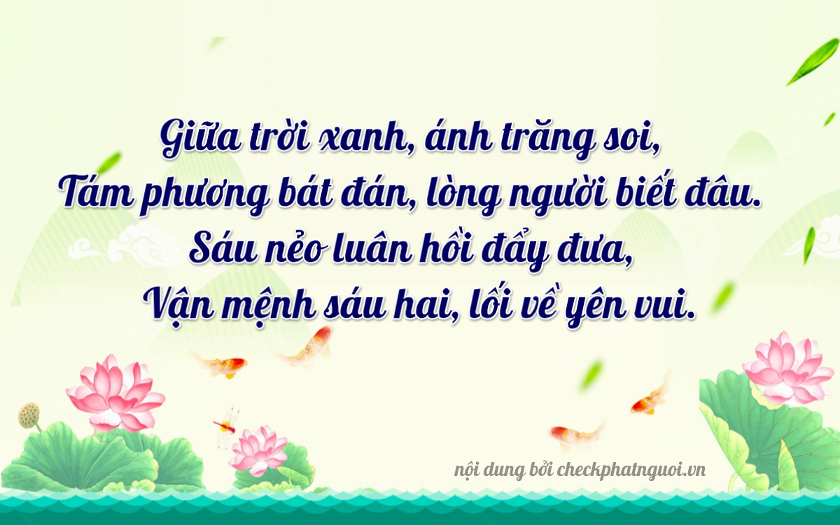 Bài thơ ý nghĩa cho <b>biển số 30F-68696</b> tại website checkphatnguoi.vn