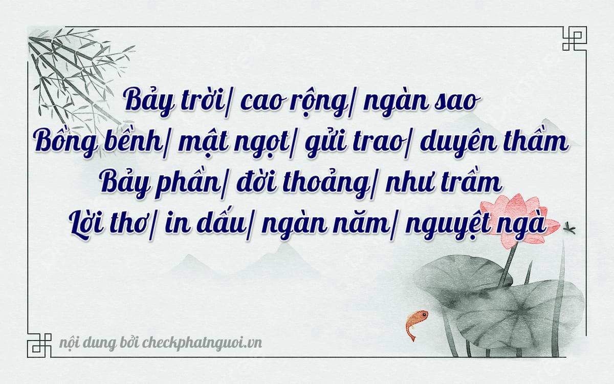 Bài thơ ý nghĩa cho <b>biển số 30F-77375</b> tại website checkphatnguoi.vn