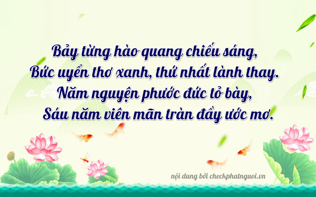 Bài thơ ý nghĩa cho <b>biển số 30F-77560</b> tại website checkphatnguoi.vn