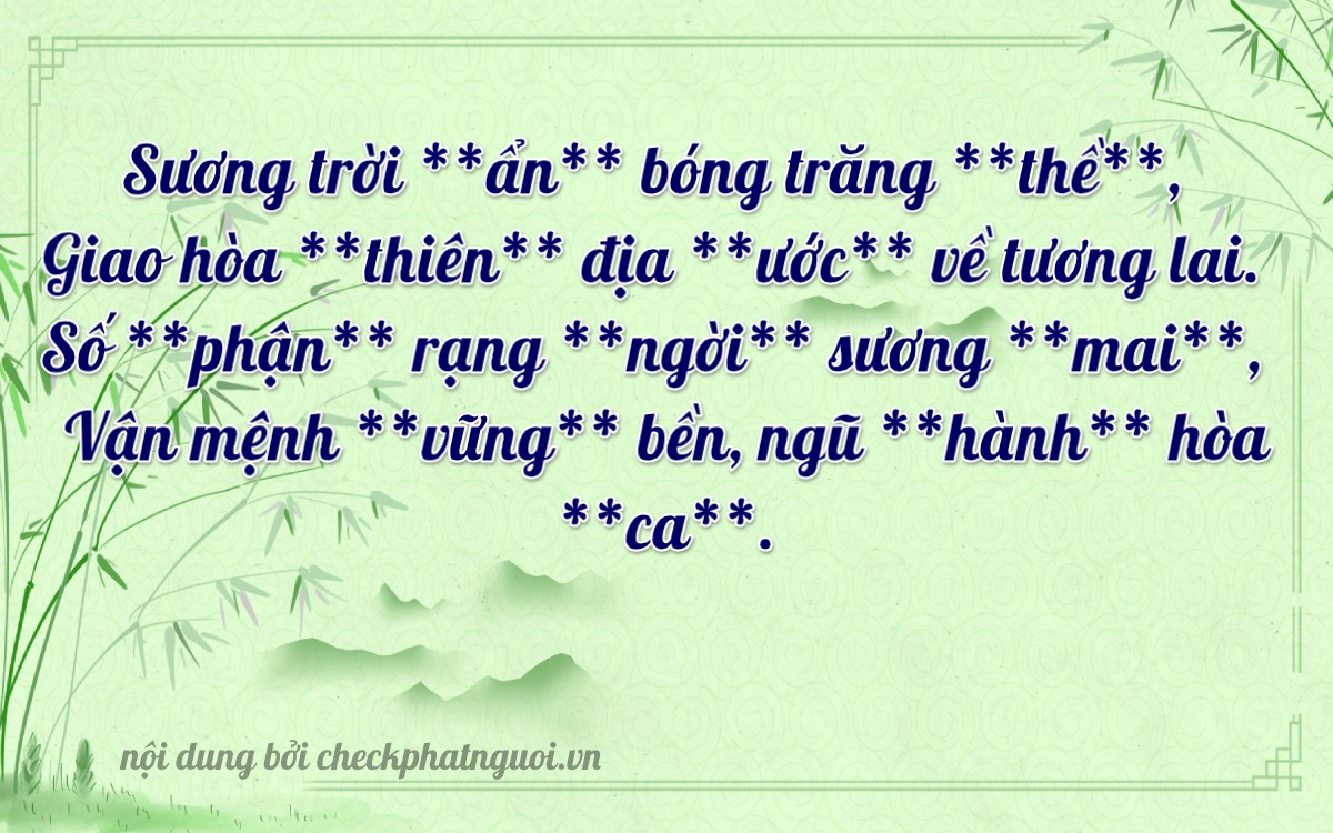 Bài thơ ý nghĩa cho <b>biển số 30F-77773</b> tại website checkphatnguoi.vn