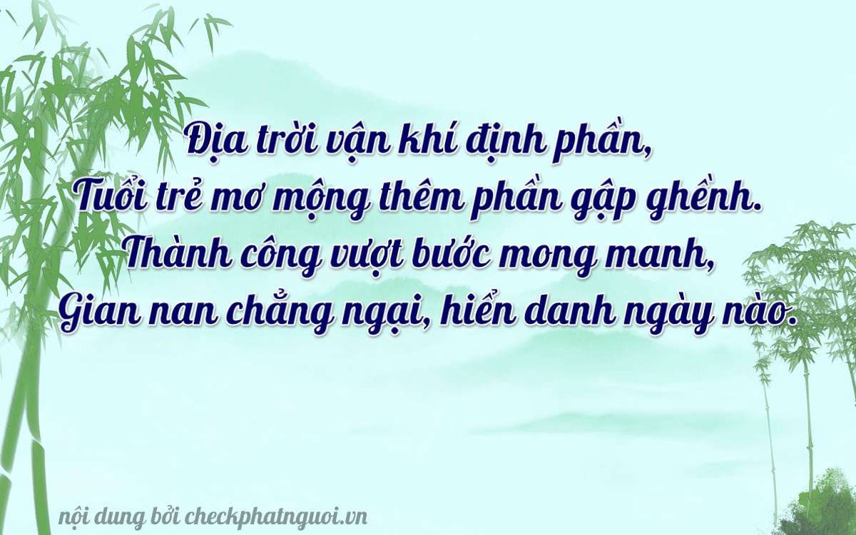 Bài thơ ý nghĩa cho <b>biển số 30F-79038</b> tại website checkphatnguoi.vn