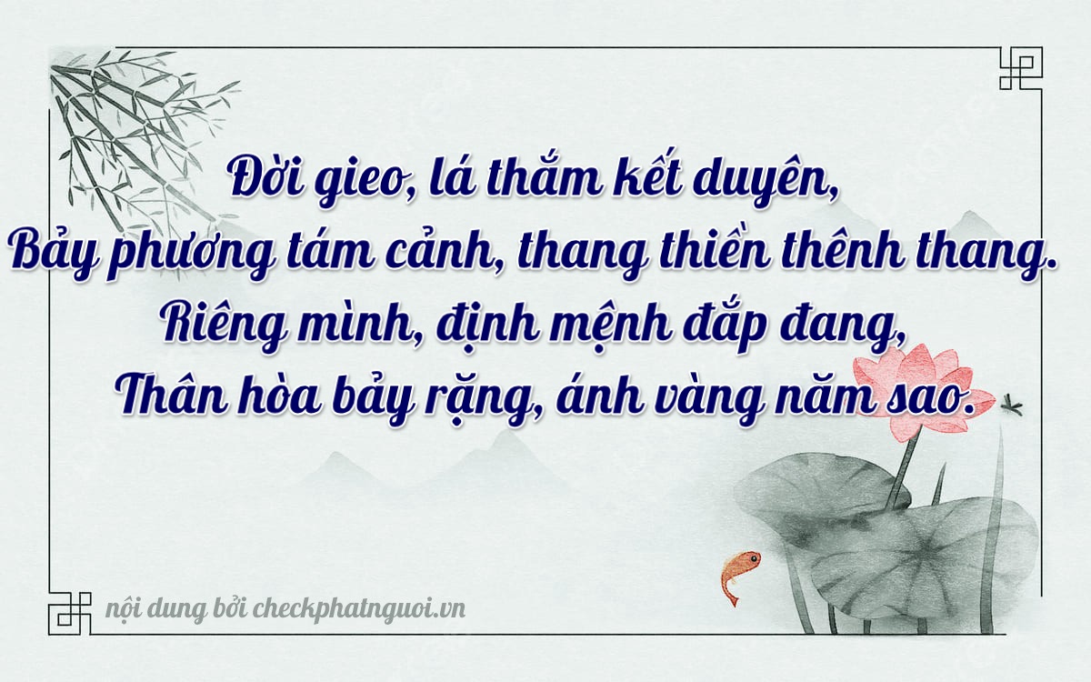 Bài thơ ý nghĩa cho <b>biển số 30F-79577</b> tại website checkphatnguoi.vn