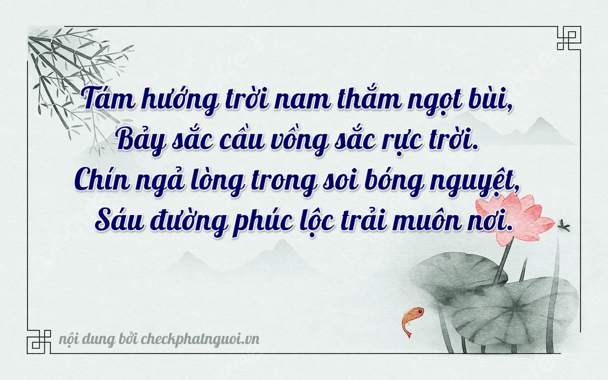 Bài thơ ý nghĩa cho <b>biển số 30F-87916</b> tại website checkphatnguoi.vn