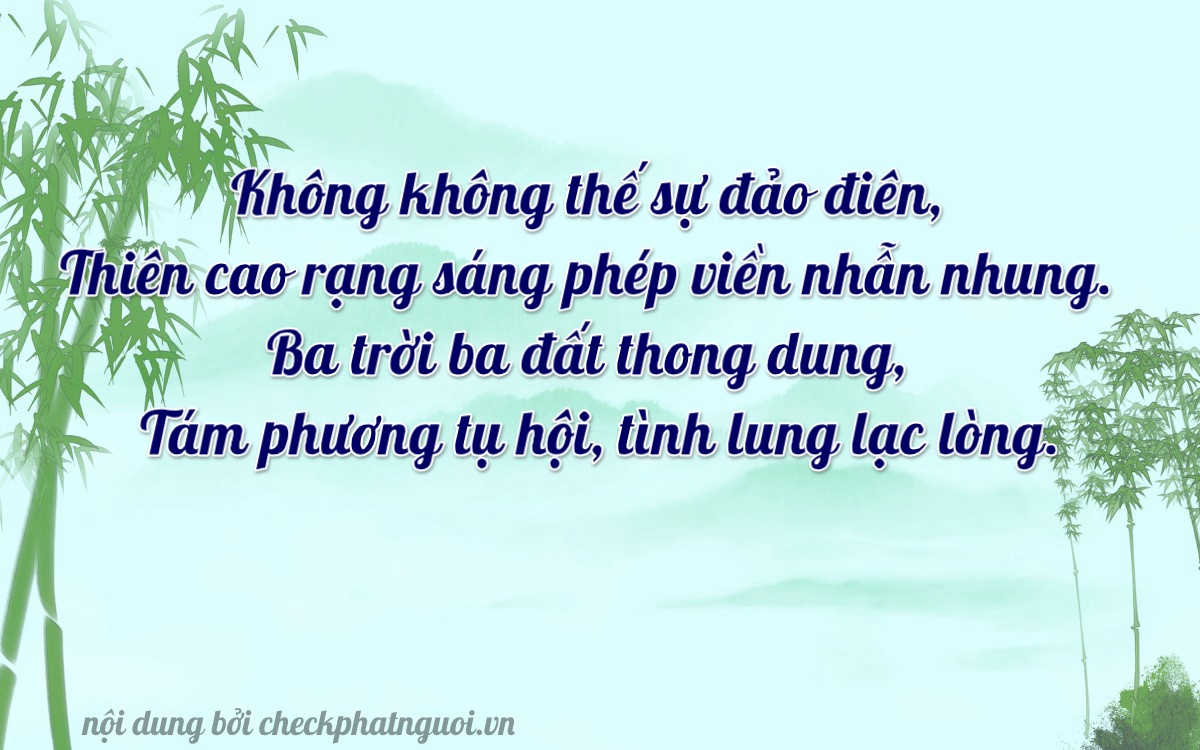 Bài thơ ý nghĩa cho <b>biển số 30G-00038</b> tại website checkphatnguoi.vn