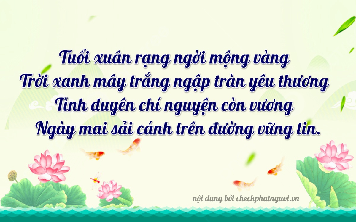 Bài thơ ý nghĩa cho <b>biển số 30G-27963</b> tại website checkphatnguoi.vn