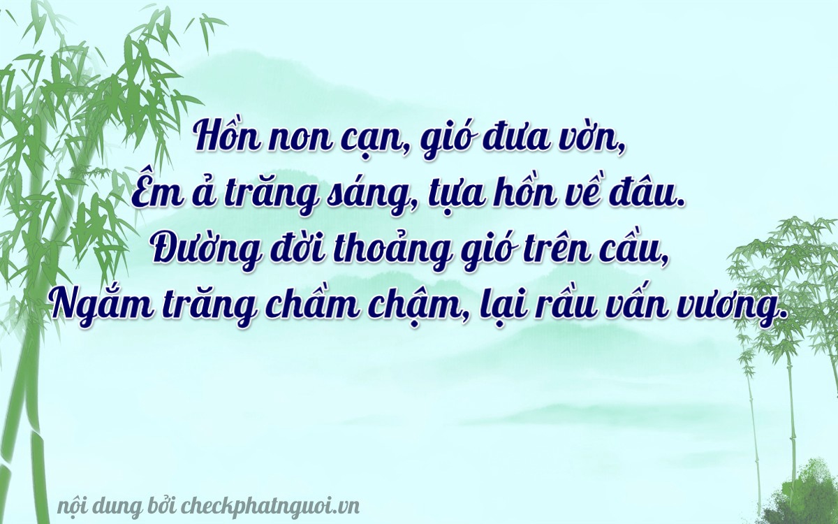 Bài thơ ý nghĩa cho <b>biển số 30G-29530</b> tại website checkphatnguoi.vn