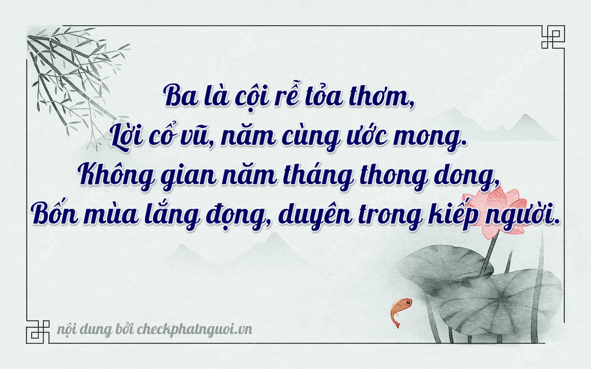 Bài thơ ý nghĩa cho <b>biển số 30G-30504</b> tại website checkphatnguoi.vn