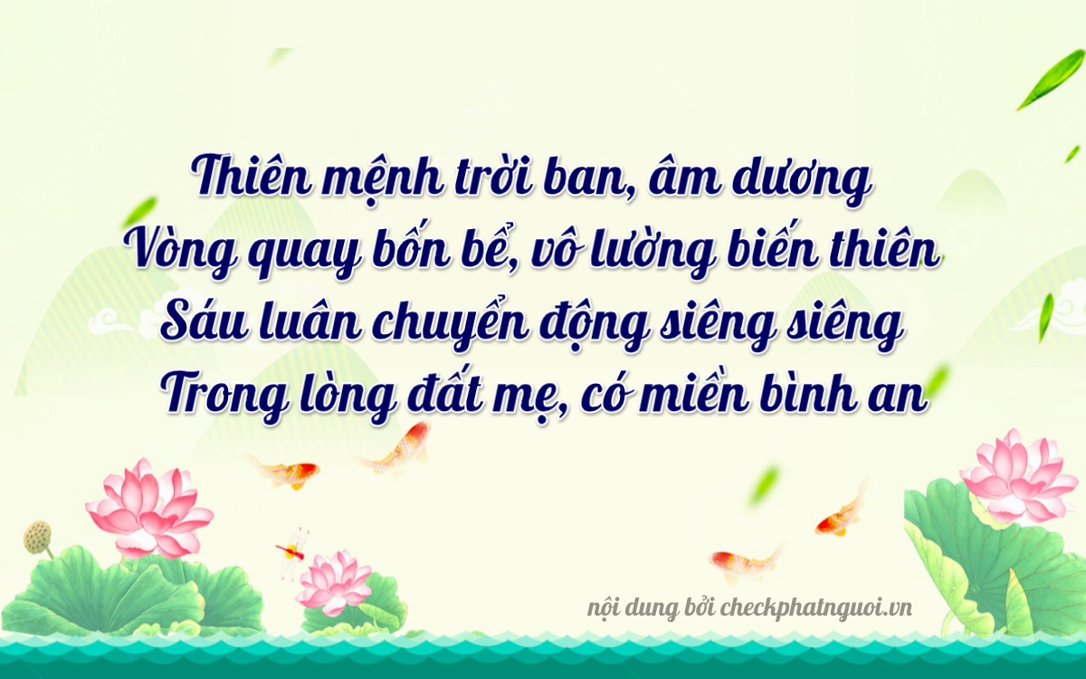 Bài thơ ý nghĩa cho <b>biển số 30G-33085</b> tại website checkphatnguoi.vn