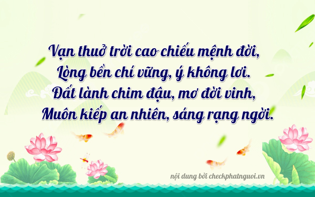 Bài thơ ý nghĩa cho <b>biển số 30G-37783</b> tại website checkphatnguoi.vn