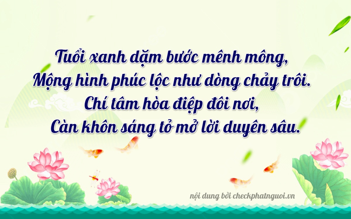 Bài thơ ý nghĩa cho <b>biển số 30G-38781</b> tại website checkphatnguoi.vn