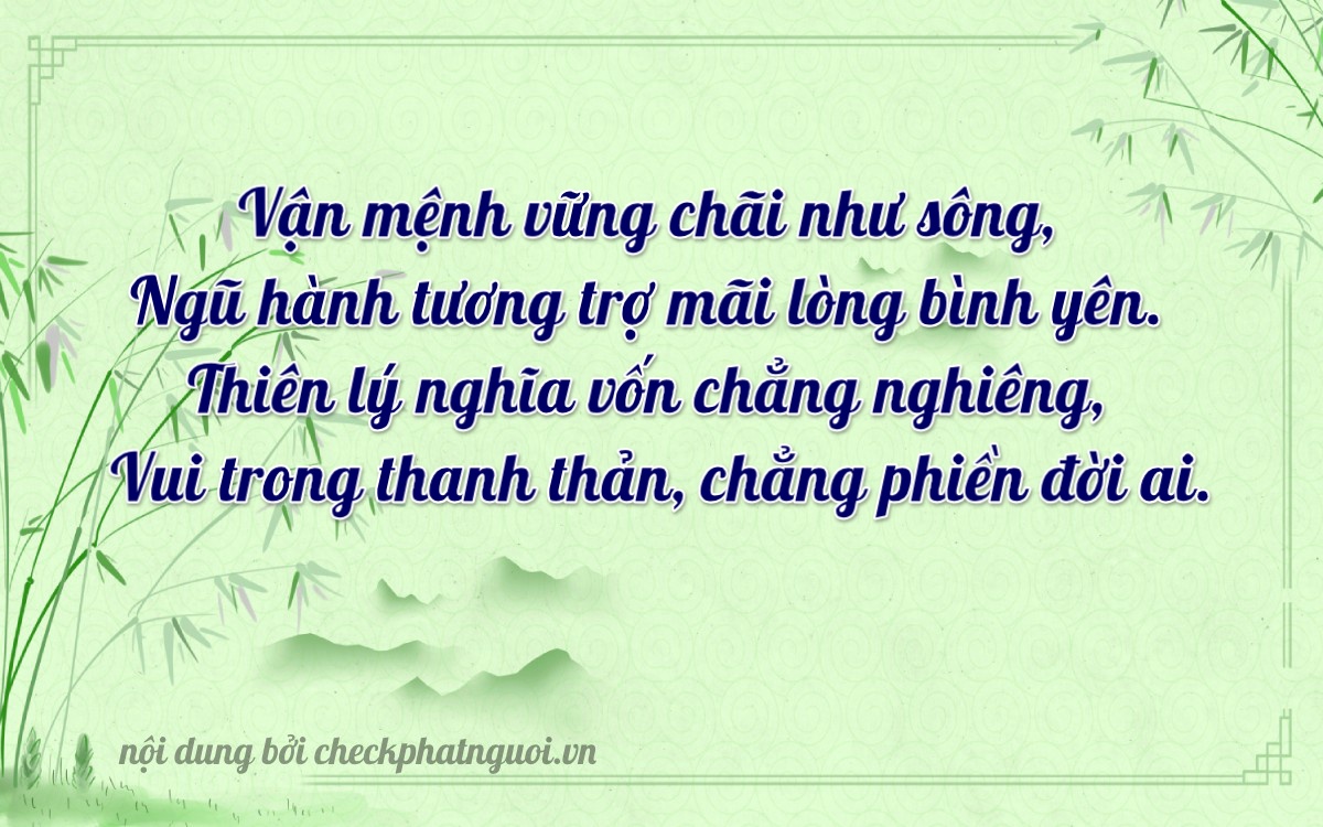 Bài thơ ý nghĩa cho <b>biển số 30G-46408</b> tại website checkphatnguoi.vn