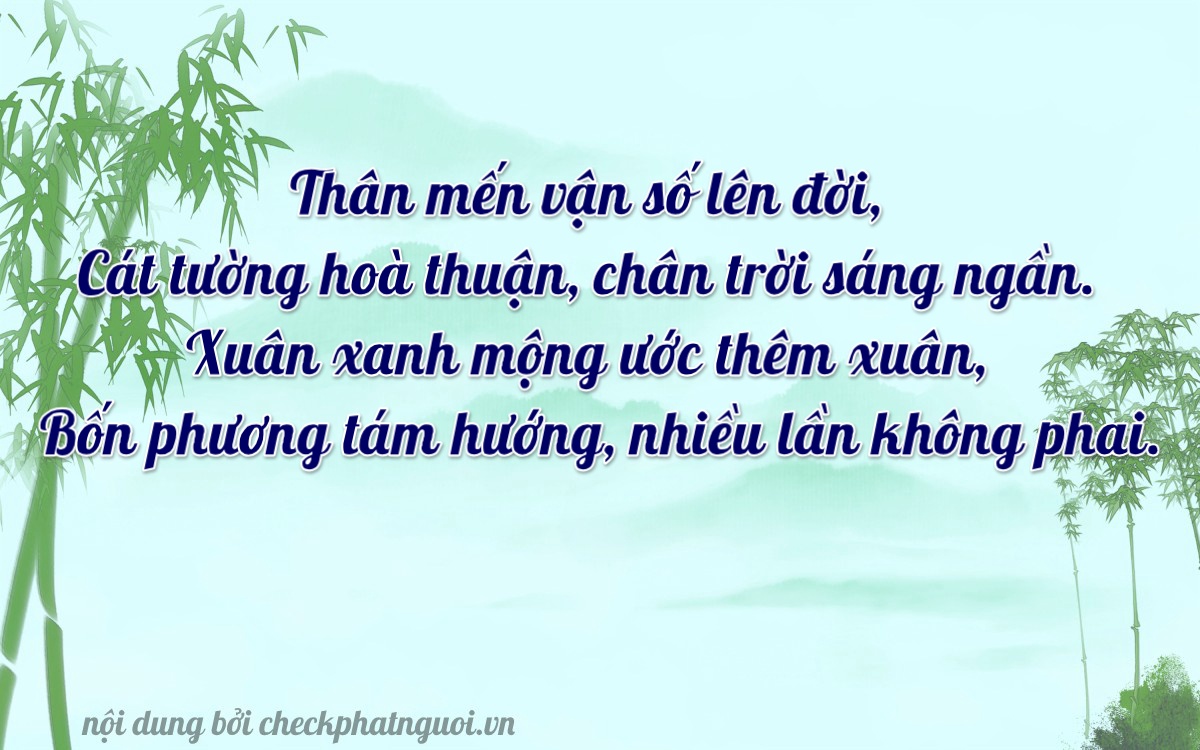 Bài thơ ý nghĩa cho <b>biển số 30G-48133</b> tại website checkphatnguoi.vn