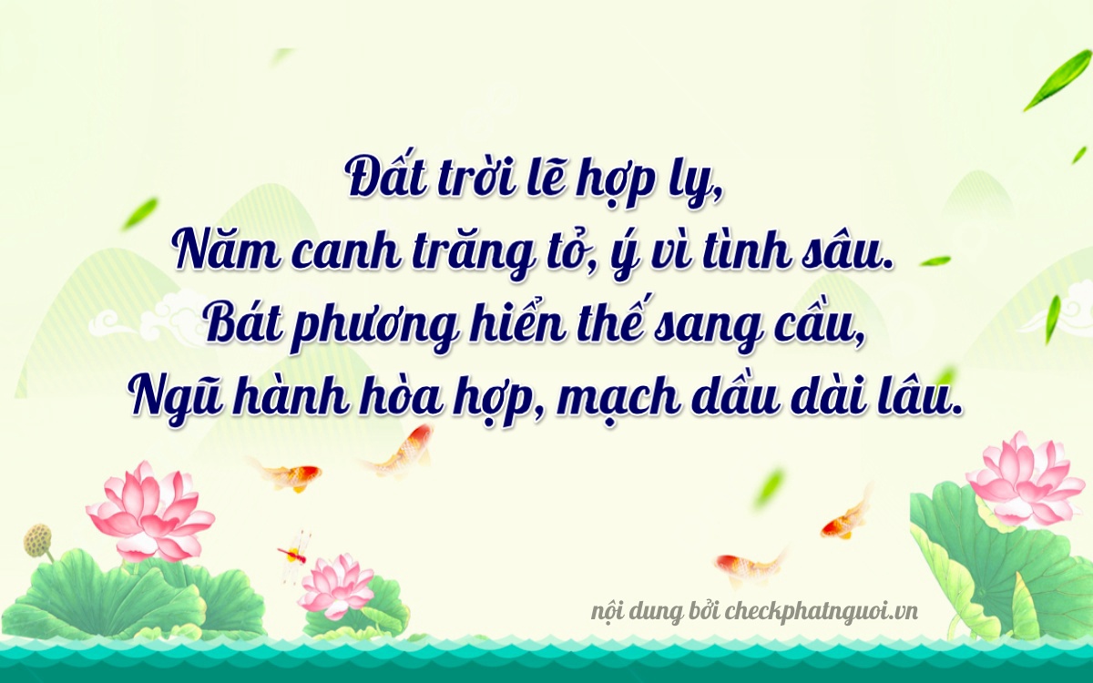 Bài thơ ý nghĩa cho <b>biển số 30G-55850</b> tại website checkphatnguoi.vn