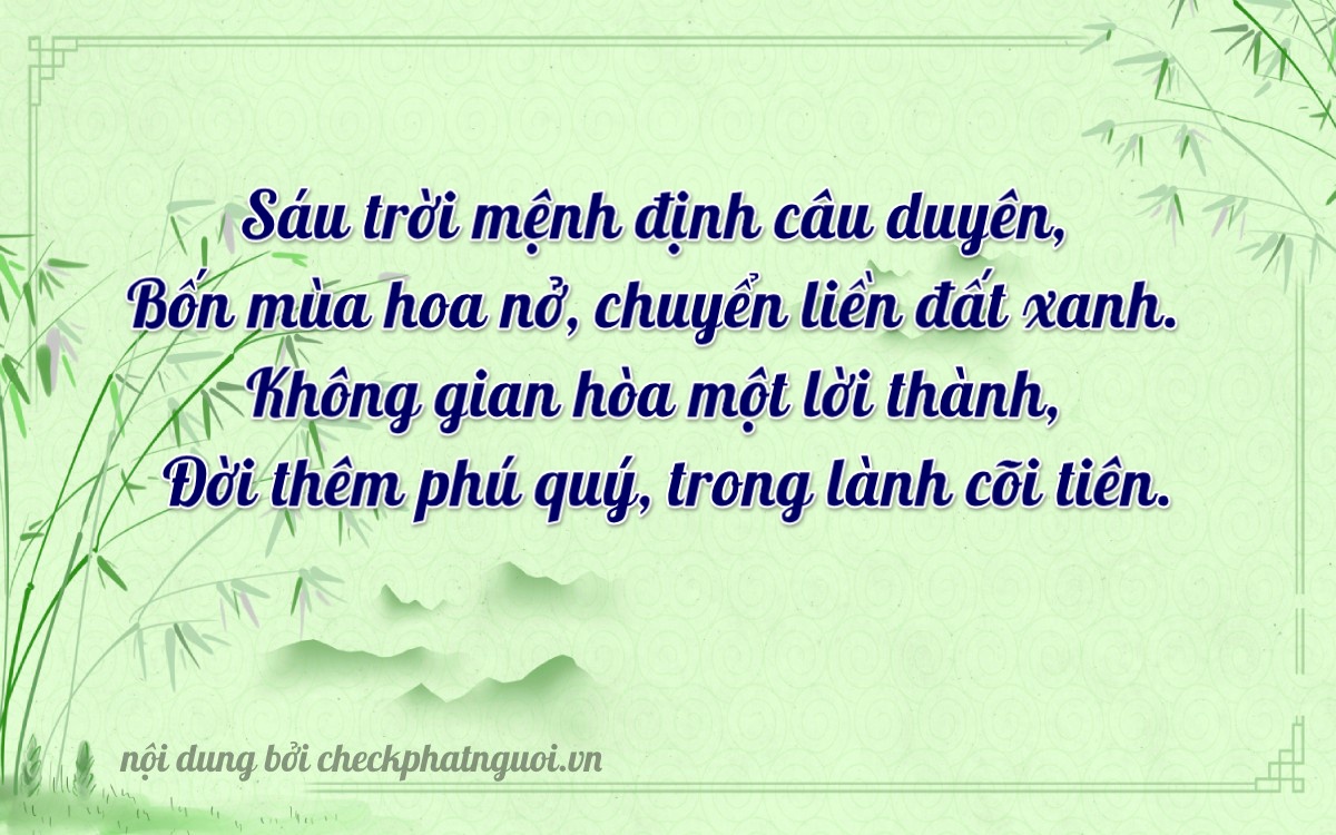 Bài thơ ý nghĩa cho <b>biển số 30G-60420</b> tại website checkphatnguoi.vn