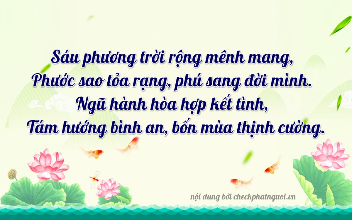 Bài thơ ý nghĩa cho <b>biển số 30G-68568</b> tại website checkphatnguoi.vn