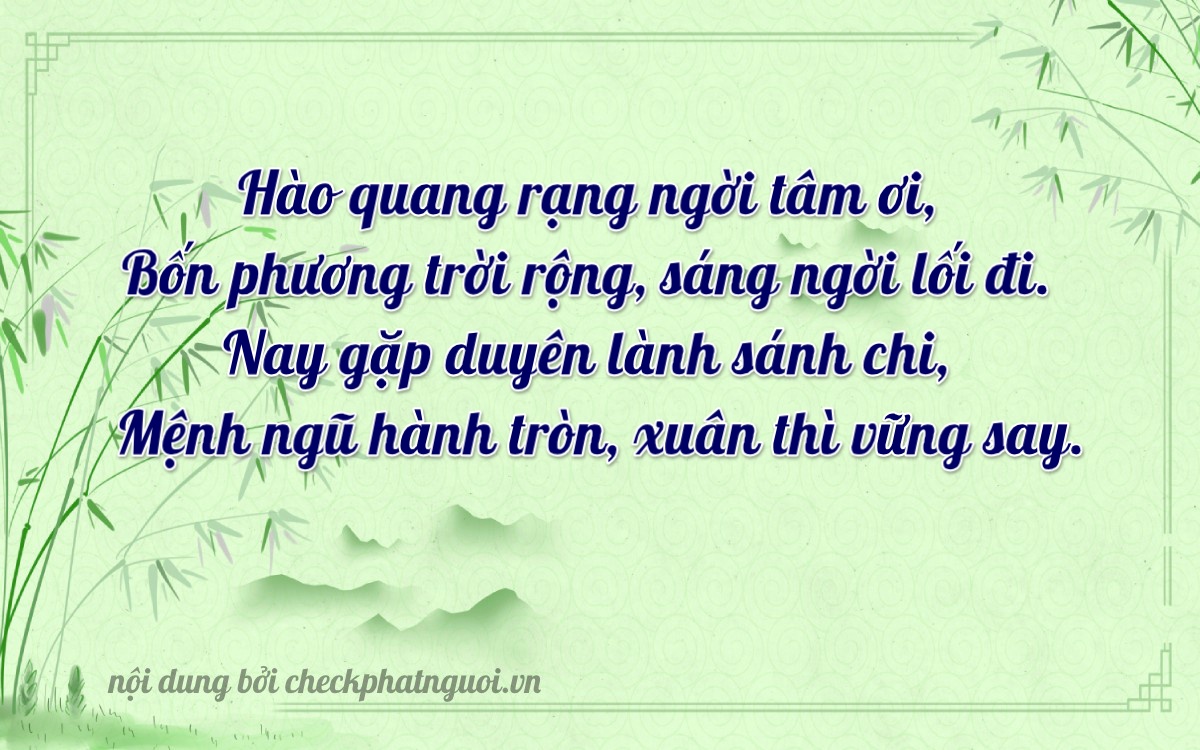 Bài thơ ý nghĩa cho <b>biển số 30G-82342</b> tại website checkphatnguoi.vn