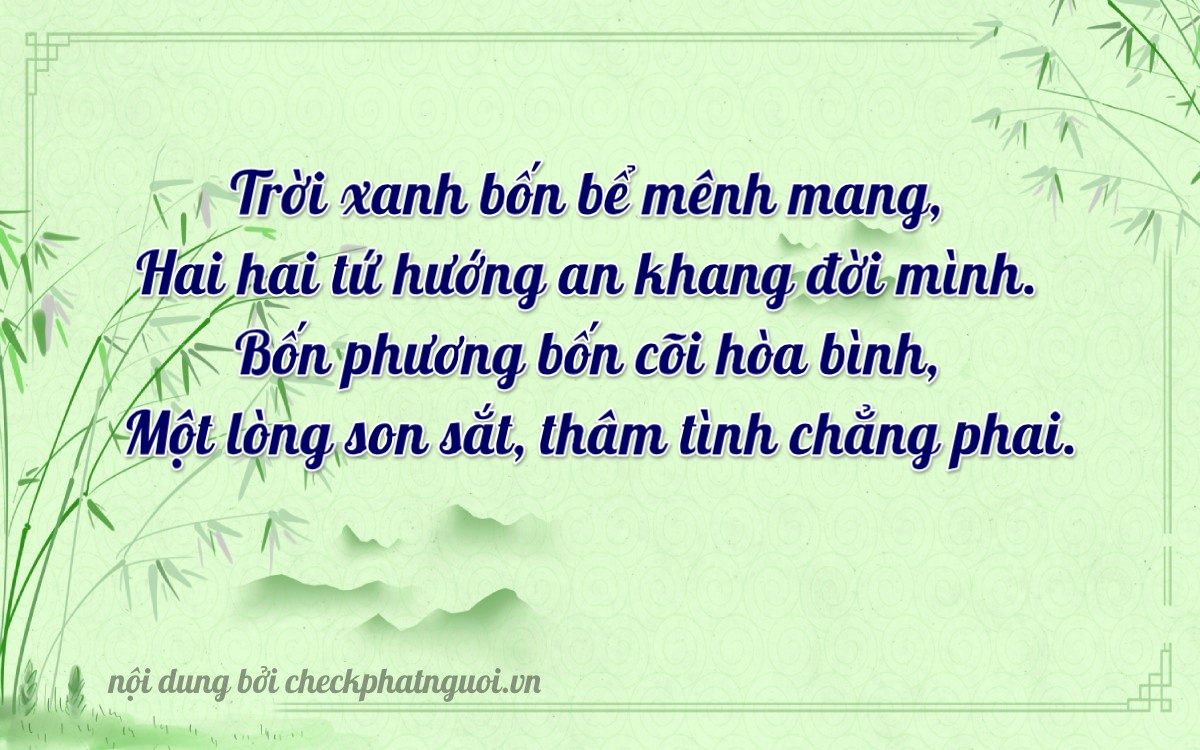 Bài thơ ý nghĩa cho <b>biển số 30H-22441</b> tại website checkphatnguoi.vn