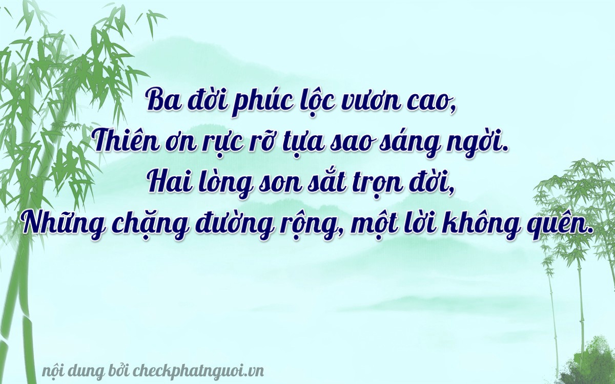 Bài thơ ý nghĩa cho <b>biển số 30H-30273</b> tại website checkphatnguoi.vn