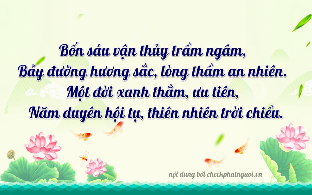 Bài thơ ý nghĩa cho <b>biển số 30H-46715</b> tại website checkphatnguoi.vn