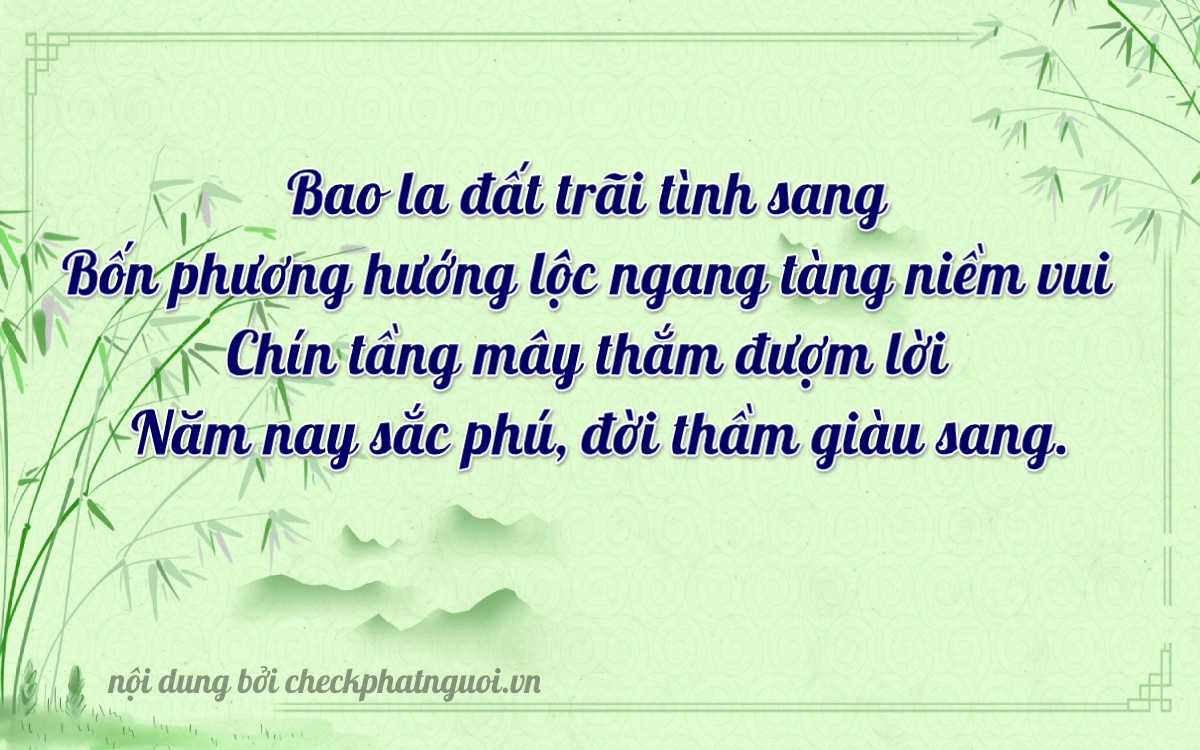 Bài thơ ý nghĩa cho <b>biển số 30H-49534</b> tại website checkphatnguoi.vn