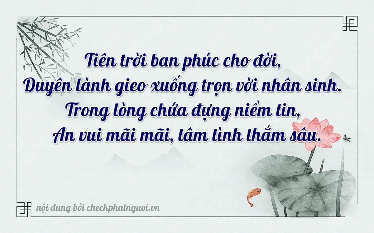 Bài thơ ý nghĩa cho <b>biển số 30H-54978</b> tại website checkphatnguoi.vn