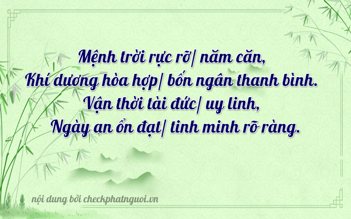 Bài thơ ý nghĩa cho <b>biển số 30H-65392</b> tại website checkphatnguoi.vn
