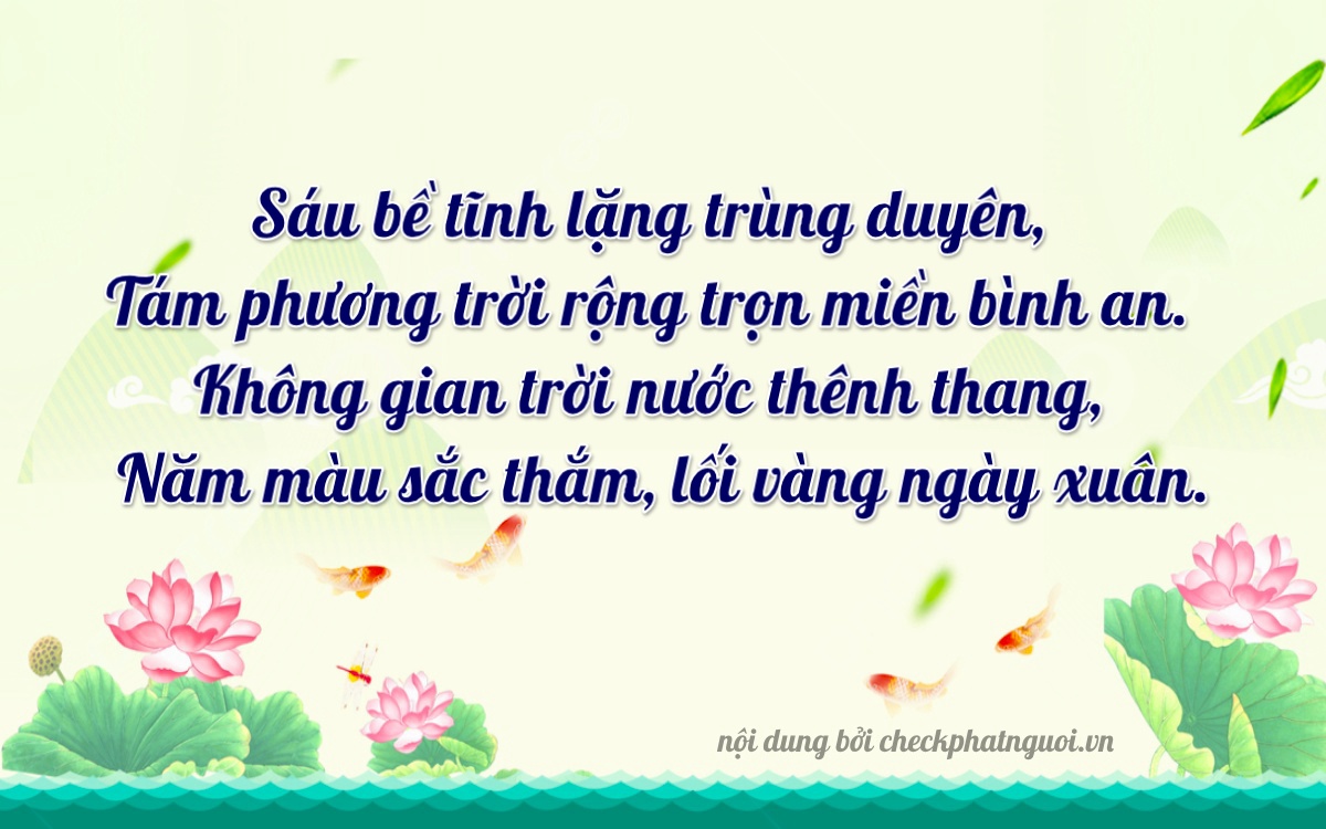 Bài thơ ý nghĩa cho <b>biển số 30H-68050</b> tại website checkphatnguoi.vn