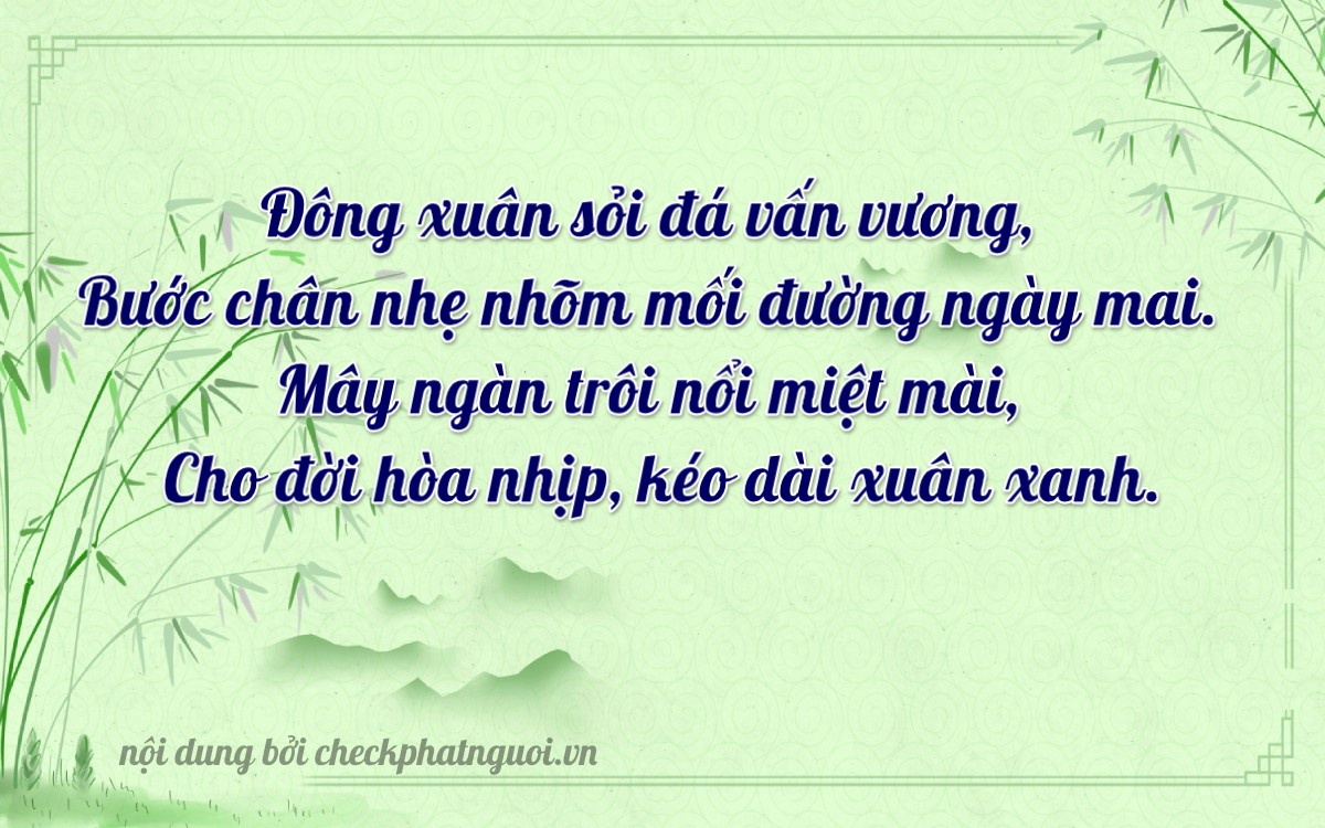 Bài thơ ý nghĩa cho <b>biển số 30H-70256</b> tại website checkphatnguoi.vn