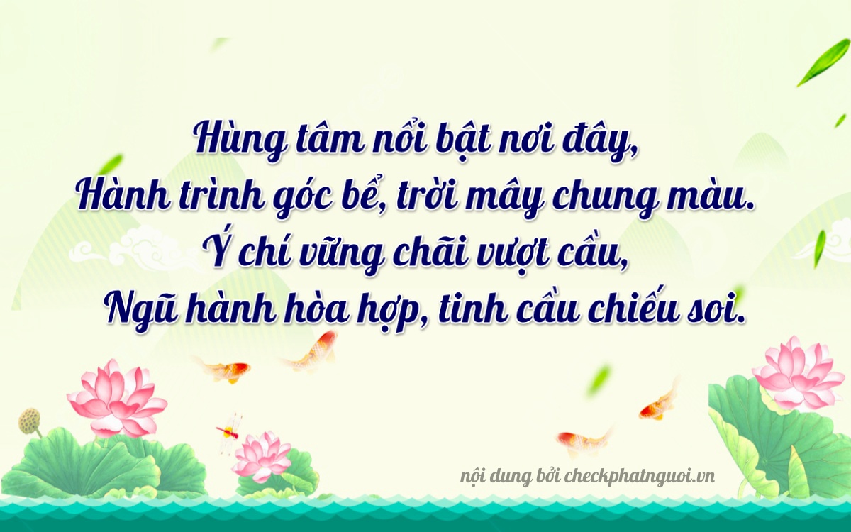 Bài thơ ý nghĩa cho <b>biển số 30H-83931</b> tại website checkphatnguoi.vn