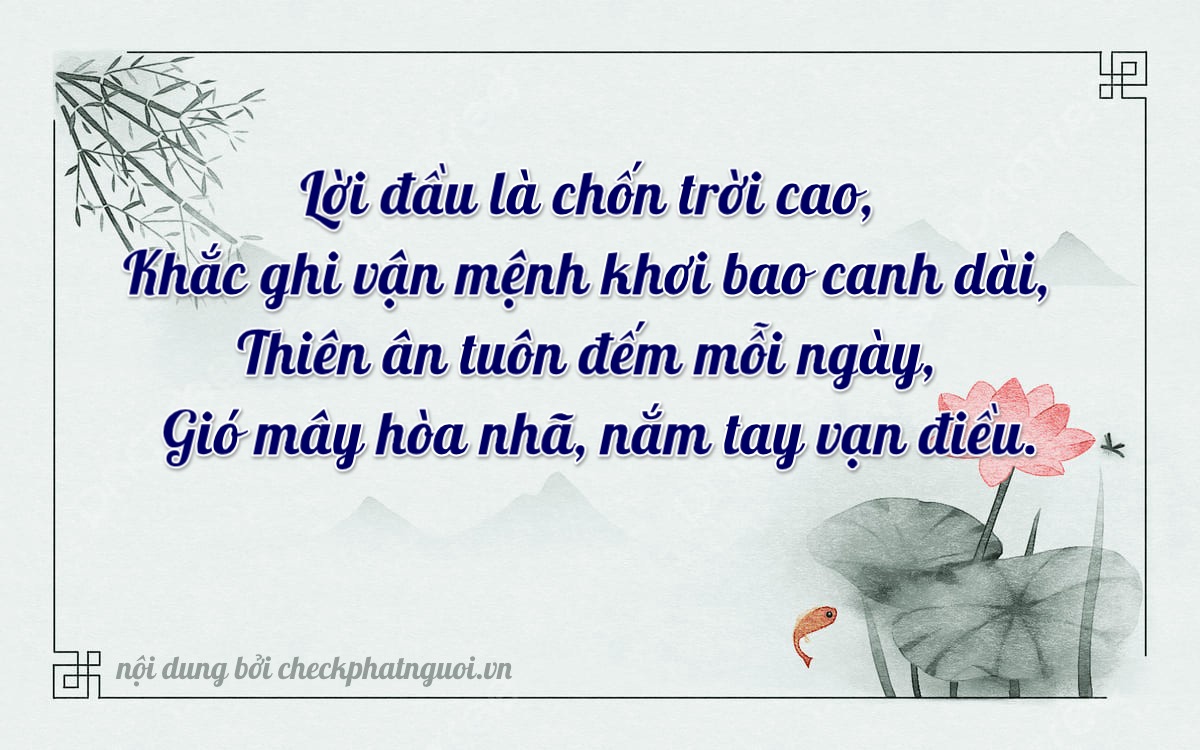 Bài thơ ý nghĩa cho <b>biển số 30H-93999</b> tại website checkphatnguoi.vn