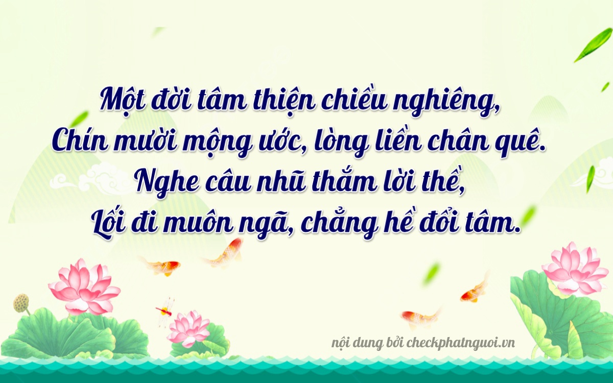 Bài thơ ý nghĩa cho <b>biển số 30H-96088</b> tại website checkphatnguoi.vn