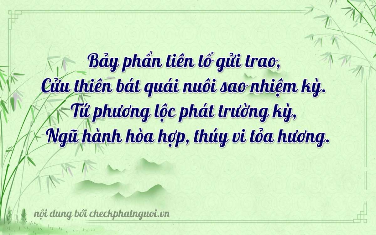 Bài thơ ý nghĩa cho <b>biển số 30H-97456</b> tại website checkphatnguoi.vn