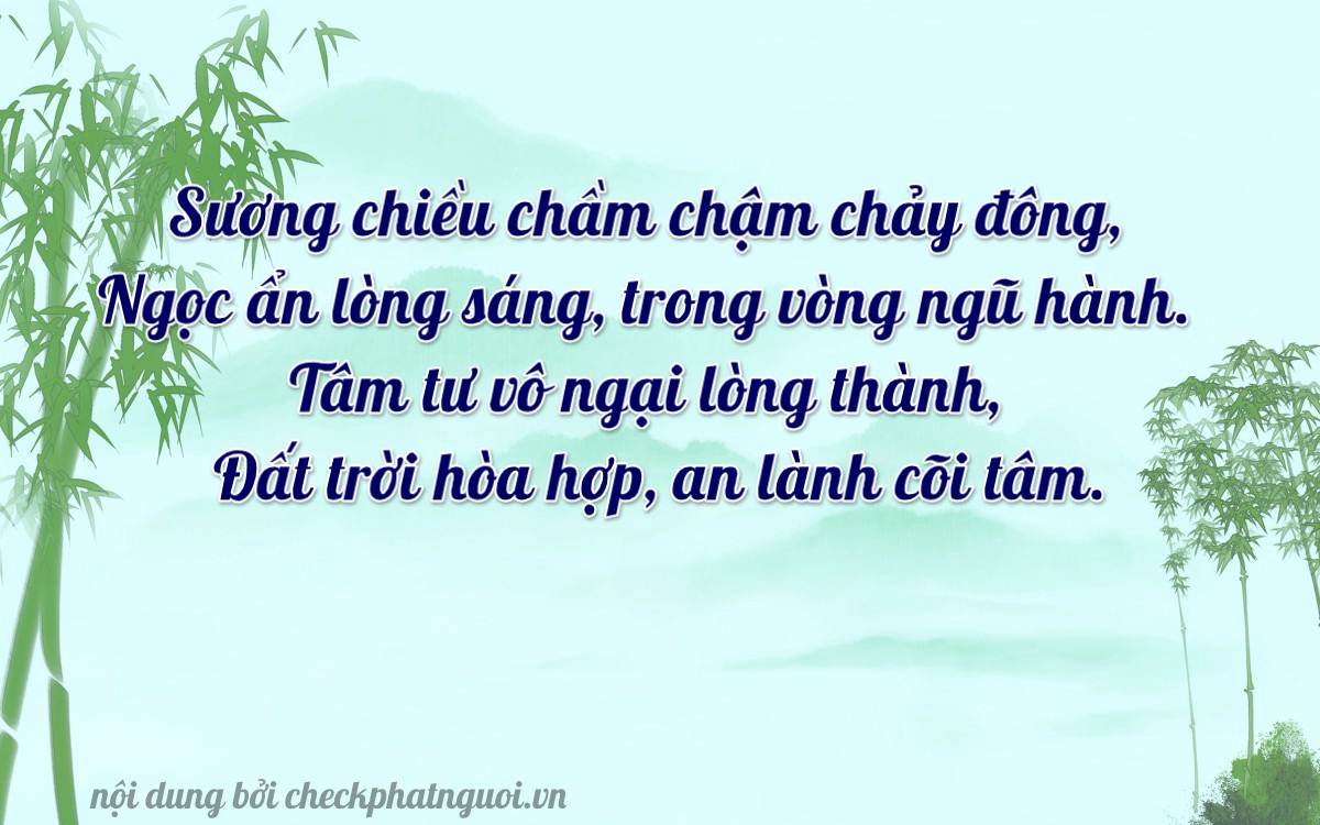 Bài thơ ý nghĩa cho <b>biển số 30H-99020</b> tại website checkphatnguoi.vn