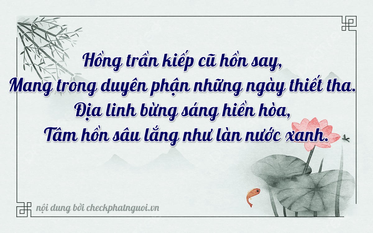 Bài thơ ý nghĩa cho <b>biển số 30K-02933</b> tại website checkphatnguoi.vn