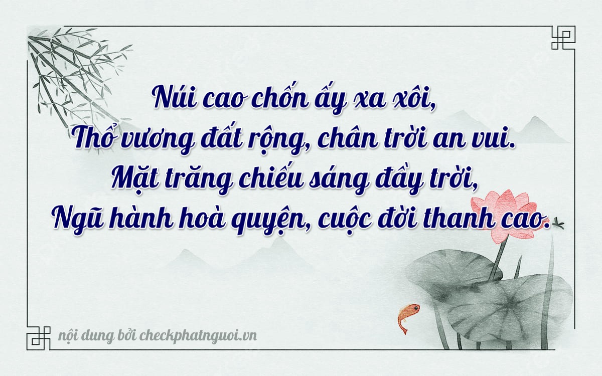 Bài thơ ý nghĩa cho <b>biển số 30K-06151</b> tại website checkphatnguoi.vn