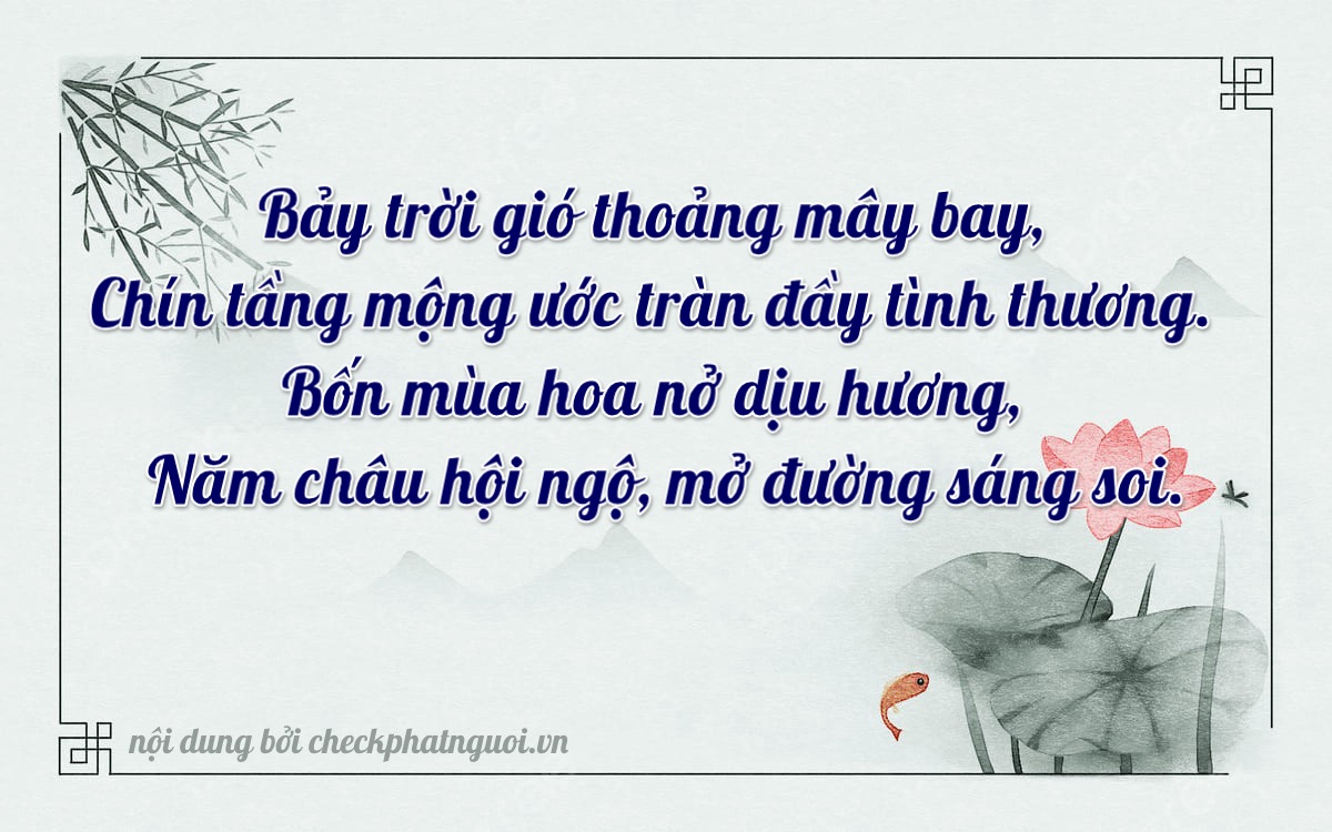 Bài thơ ý nghĩa cho <b>biển số 30K-07945</b> tại website checkphatnguoi.vn