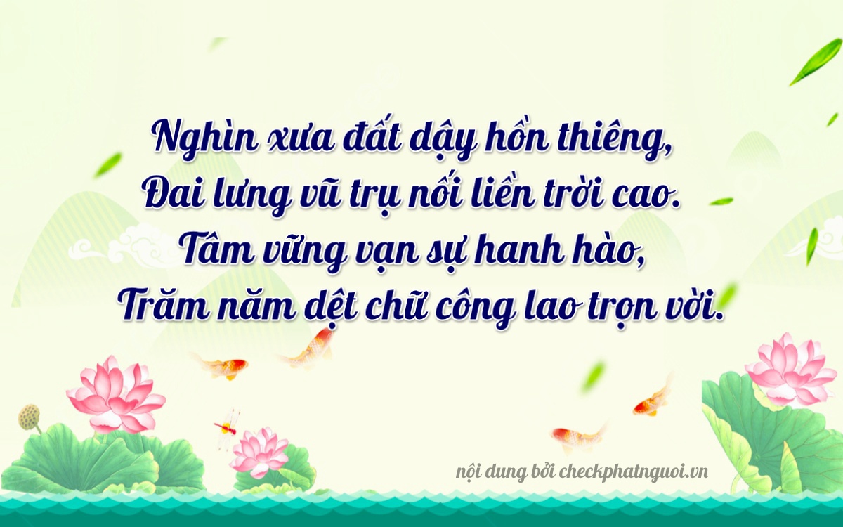 Bài thơ ý nghĩa cho <b>biển số 30K-10085</b> tại website checkphatnguoi.vn