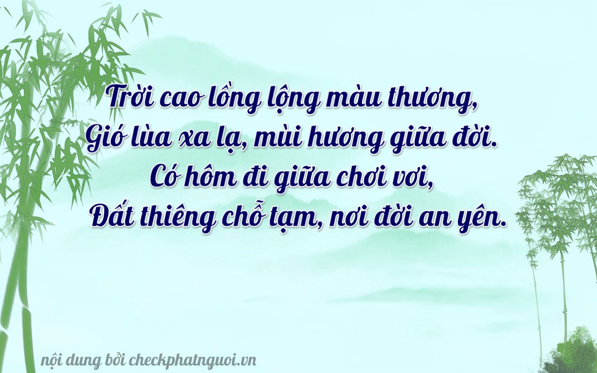 Bài thơ ý nghĩa cho <b>biển số 30K-10646</b> tại website checkphatnguoi.vn