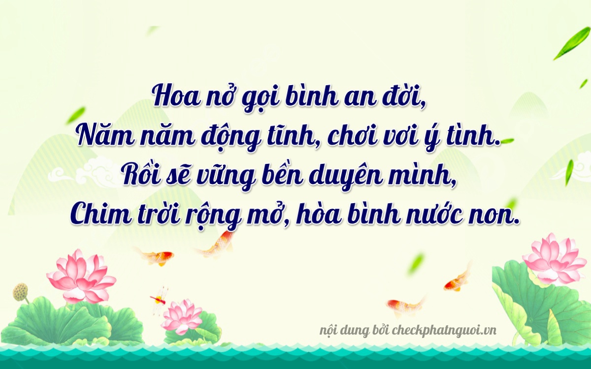 Bài thơ ý nghĩa cho <b>biển số 30K-12521</b> tại website checkphatnguoi.vn