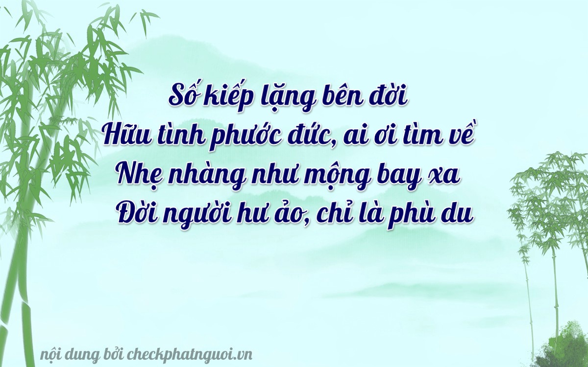 Bài thơ ý nghĩa cho <b>biển số 30K-18998</b> tại website checkphatnguoi.vn