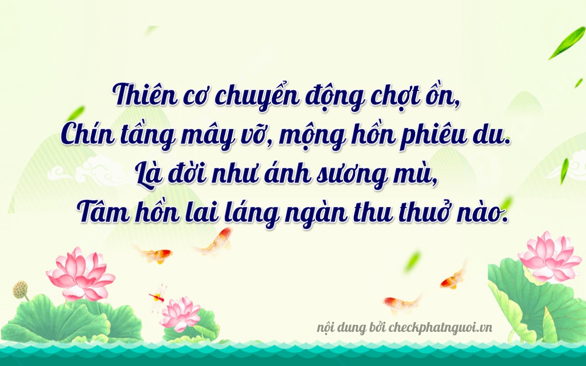 Bài thơ ý nghĩa cho <b>biển số 30K-37443</b> tại website checkphatnguoi.vn