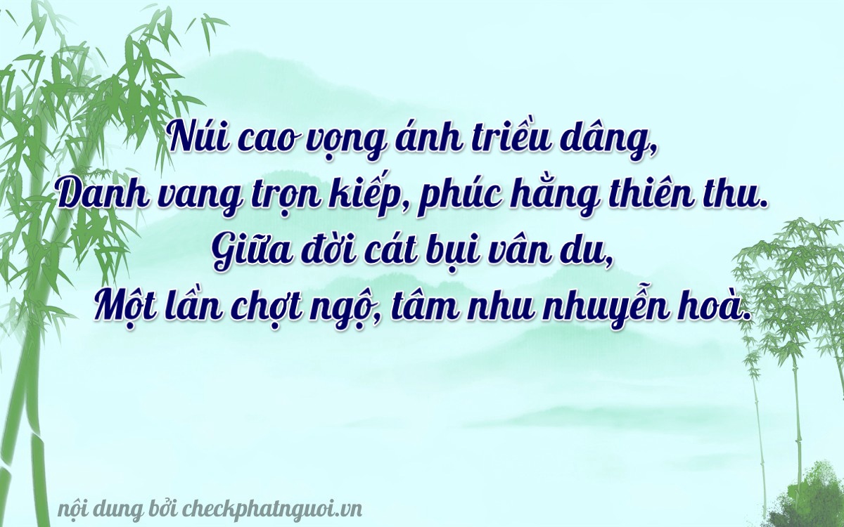 Bài thơ ý nghĩa cho <b>biển số 30K-47818</b> tại website checkphatnguoi.vn