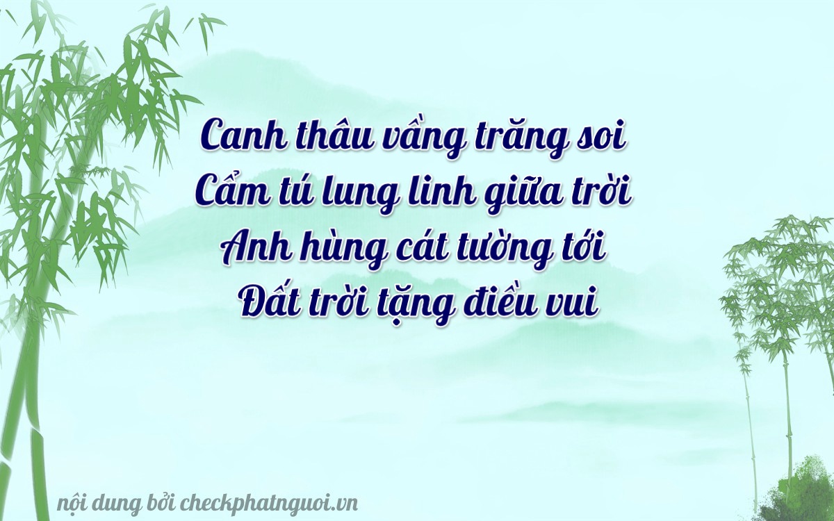 Bài thơ ý nghĩa cho <b>biển số 30K-48569</b> tại website checkphatnguoi.vn