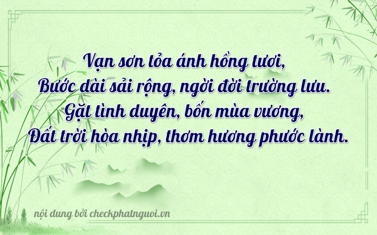 Bài thơ ý nghĩa cho <b>biển số 30K-49400</b> tại website checkphatnguoi.vn
