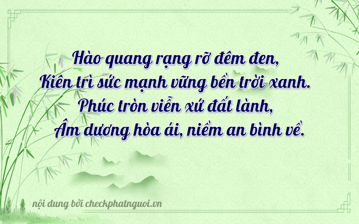 Bài thơ ý nghĩa cho <b>biển số 30K-55893</b> tại website checkphatnguoi.vn