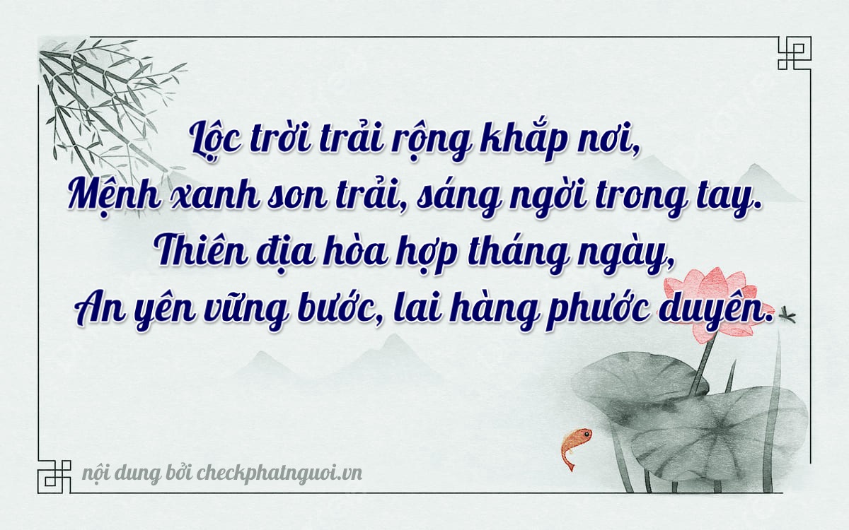 Bài thơ ý nghĩa cho <b>biển số 30K-60433</b> tại website checkphatnguoi.vn