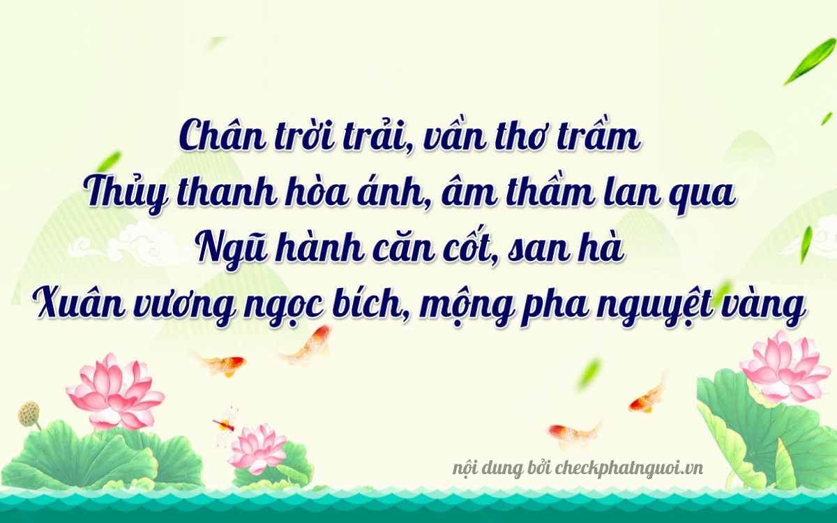 Bài thơ ý nghĩa cho <b>biển số 30K-60701</b> tại website checkphatnguoi.vn