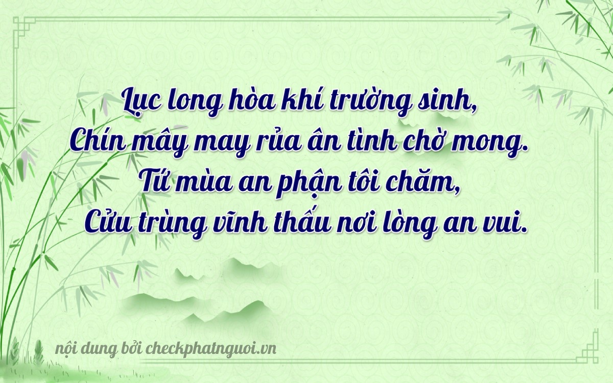 Bài thơ ý nghĩa cho <b>biển số 30K-63994</b> tại website checkphatnguoi.vn
